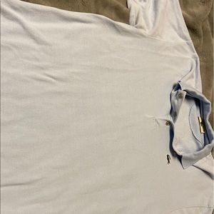 Lacoste light blue collared shirt